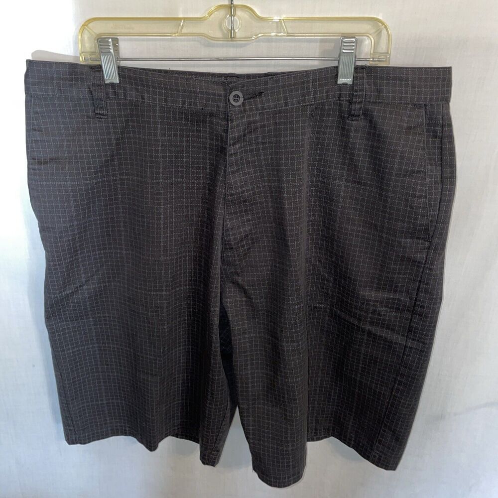 Subculture Golf Shorts Mens Size 38 Black Striped Inseam 10 Rise 14 Zip Fly